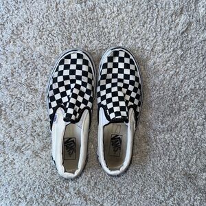 Vans checkered slip on 9.0